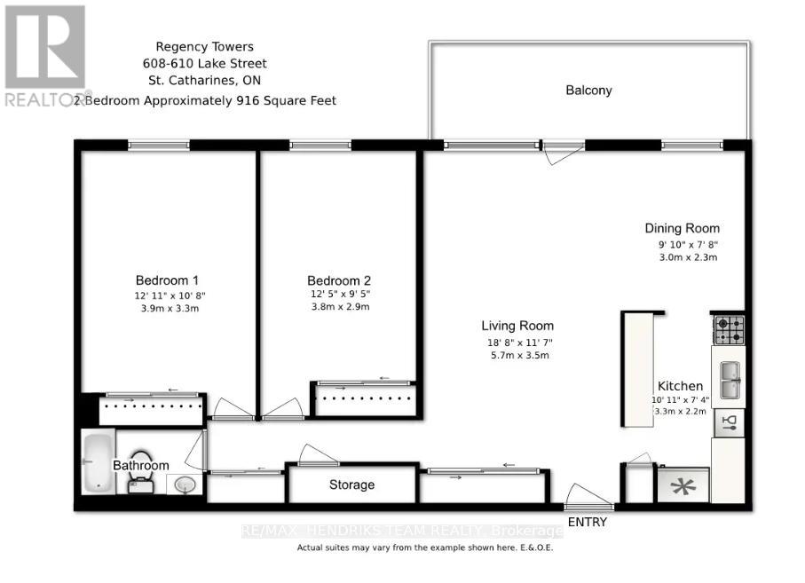 707 - 610 Lake Street, St. Catharines, Ontario  L2N 5T1 - Photo 12 - X12709530